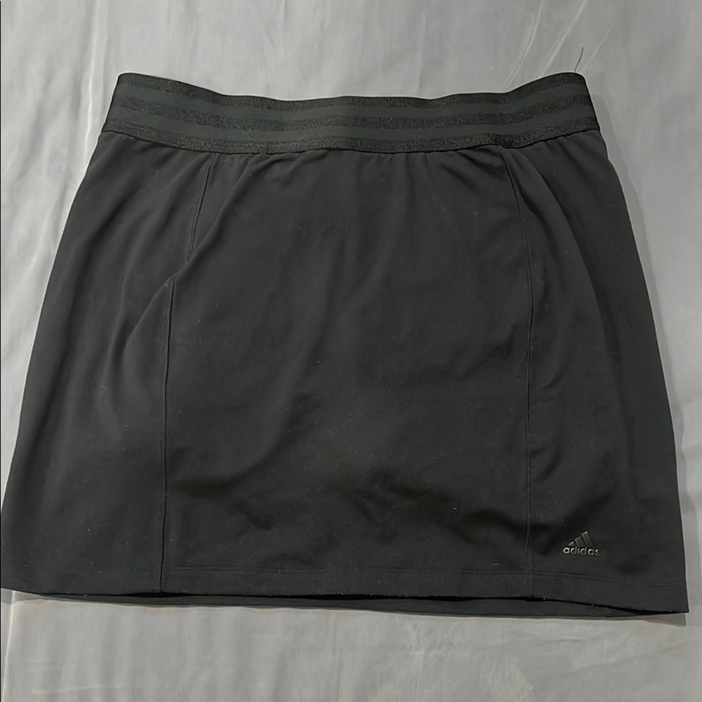 Adidas black tennis skirt